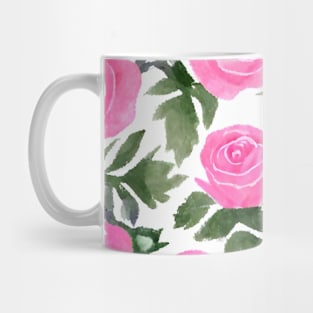 pink rose Mug